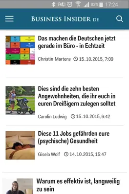 Business Insider DE android App screenshot 0